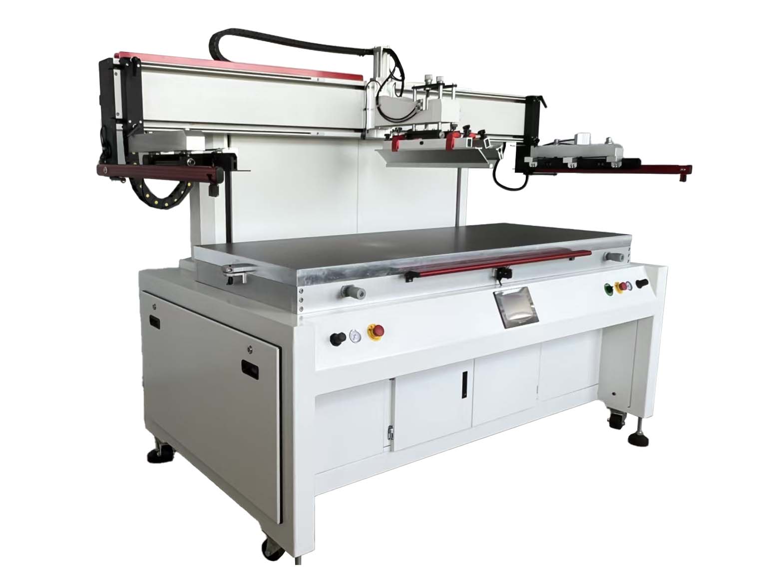 电动式平面网印机1